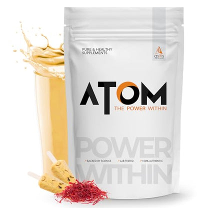 Asitis Nutrition Atom Whey Protein Powder, 27g Protein Per Serving, Isolate & Concentrate Blend, Digestive Enzymes, Labdoor C