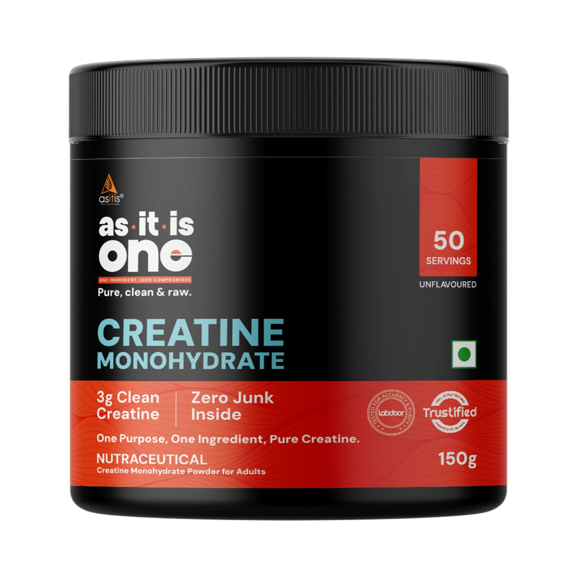 Asitis Nutrition Creatine Monohydrate Unflavoured Micronized Powder Dietary Supplement (17)