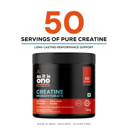 Asitis Nutrition Creatine Monohydrate Unflavoured Micronized Powder Dietary Supplement - close-up detail (23)