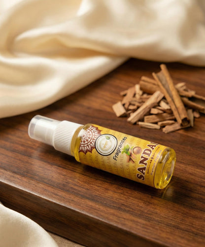 Attar Perfume Oil Set - Mogra Sandal Rose Gulab Natural - 4 x 25ml - Traditional Indian Fragrance - Unisex - ingredients pane