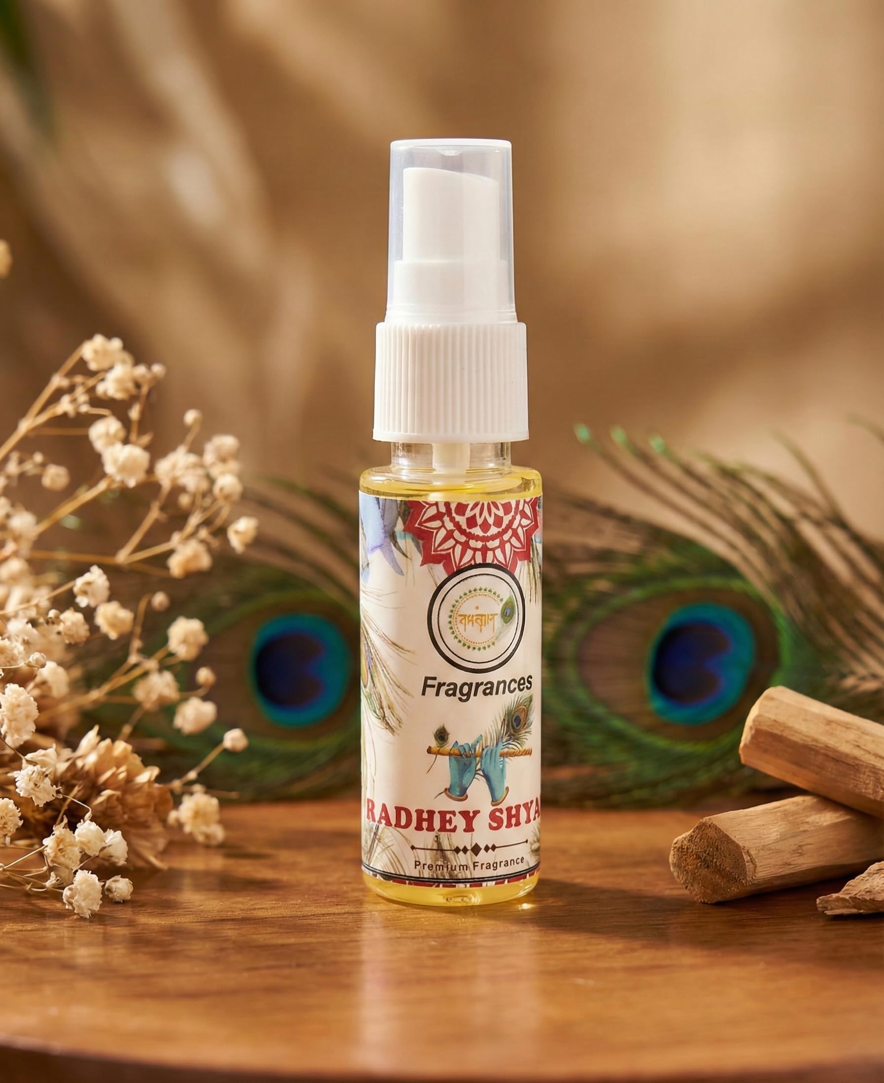 Attar Perfume Oil Set - Mogra Sandal Rose Gulab Natural - 4 x 25ml - Traditional Indian Fragrance - Unisex - close-up detail