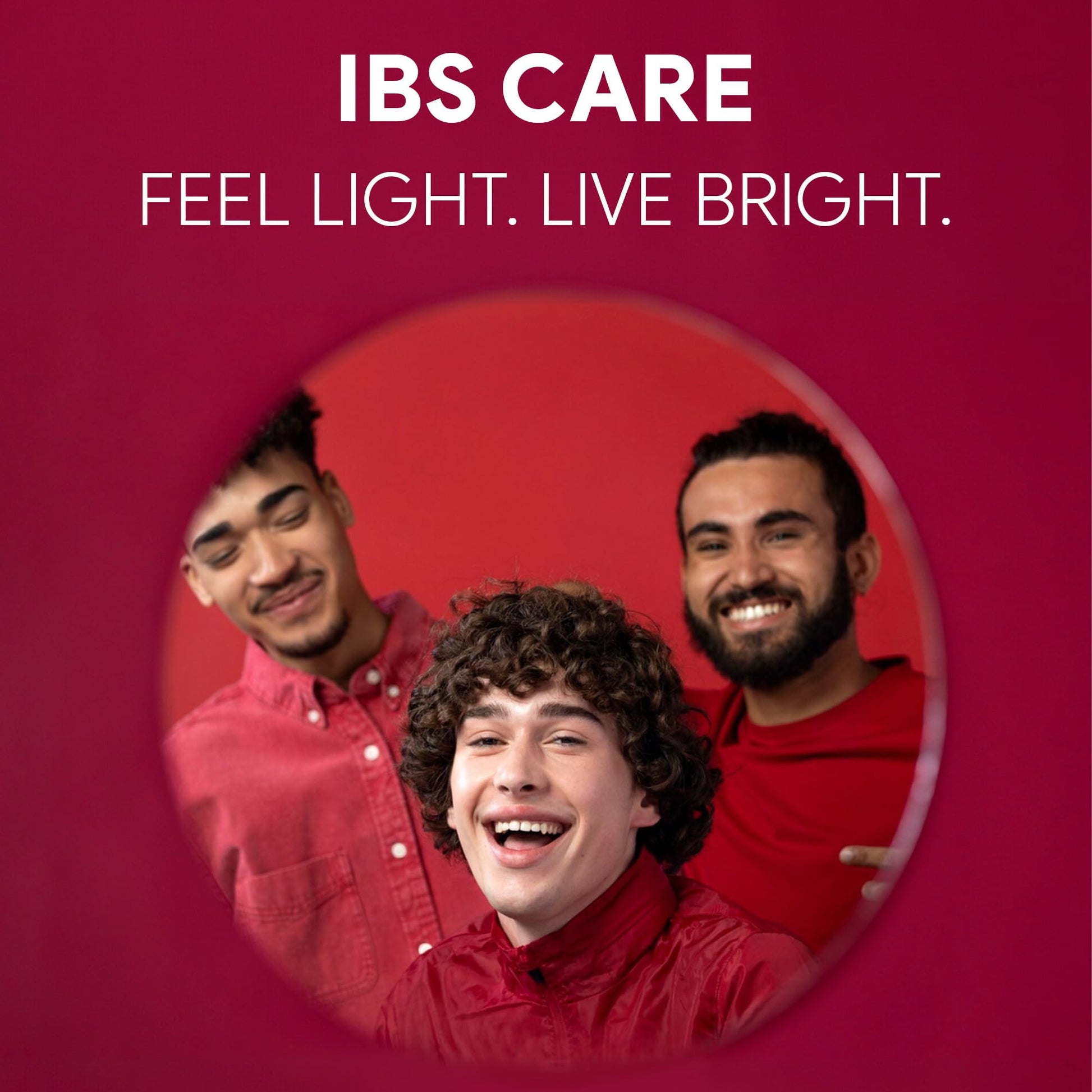 Autoimmunity Care IBS Care 3-in-1 Gut Health Supplement with Probiotics & Digestive Enzymes, 60 Vegetarian Capsules - front v