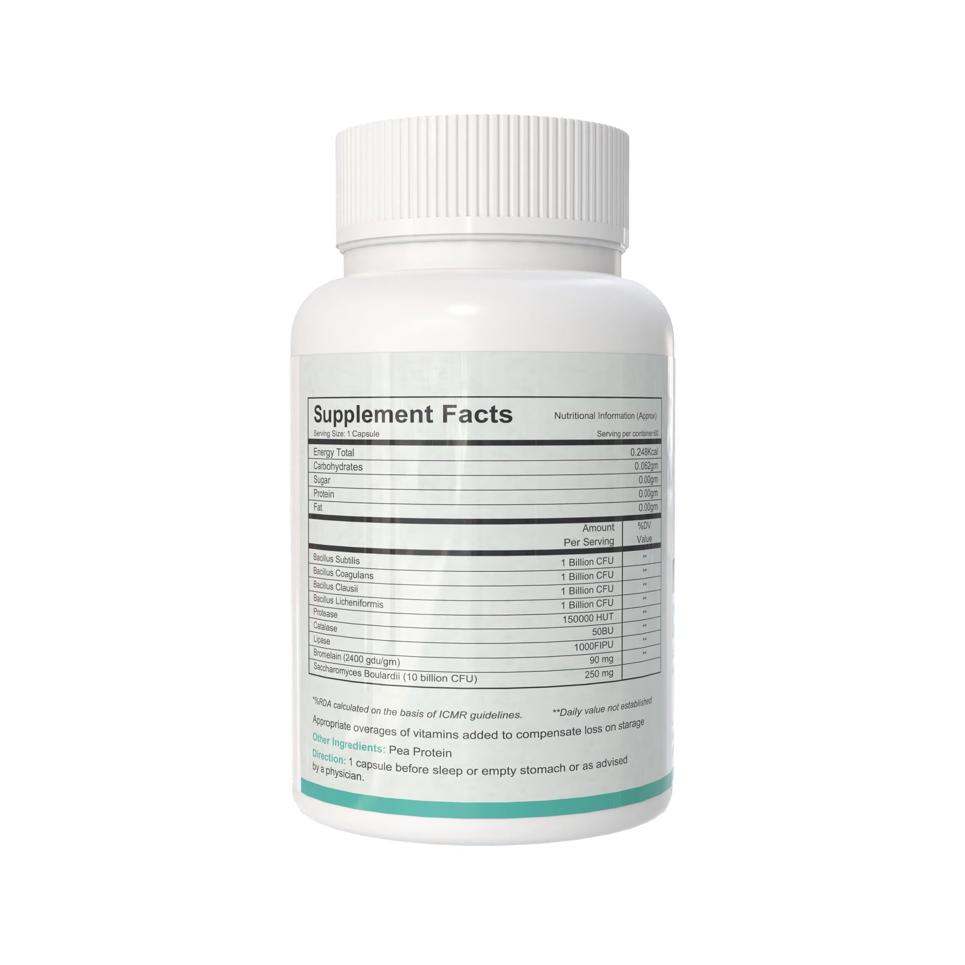 Autoimmunity Care IBS Care 3-in-1 Gut Health Supplement with Probiotics & Digestive Enzymes, 60 Vegetarian Capsules - in use