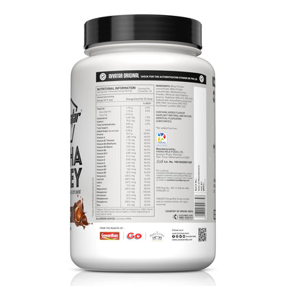 avvatar Alpha Whey Protein Powder, 1kg, 25 Servings, with Whey and Milk Protein Concentrate, Enriched with Vitamins and Miner