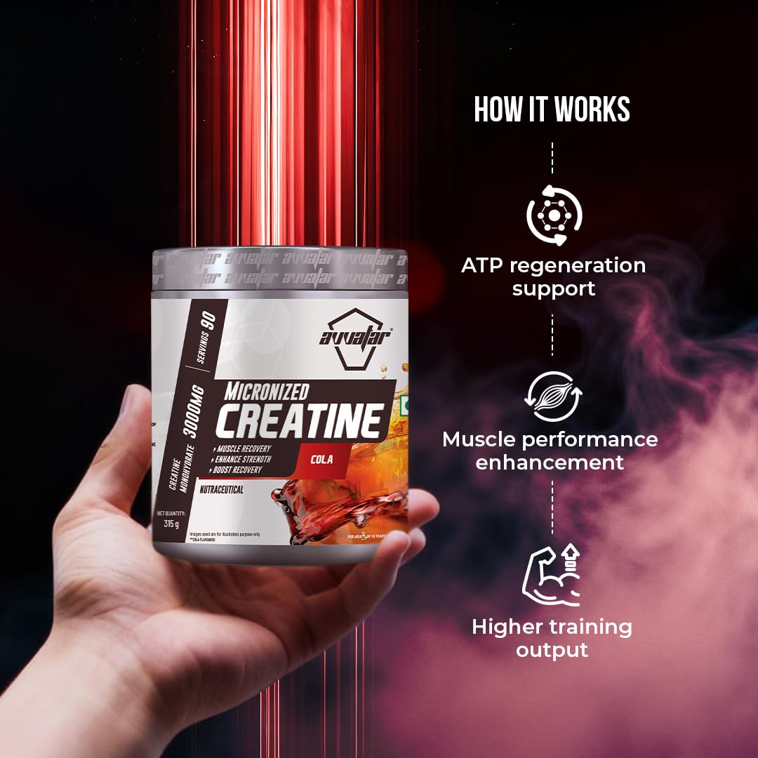 avvatar Creatine Monohydrate Powder, Micronized Formula, Unisex Nutritional Supplement - close-up detail (16)