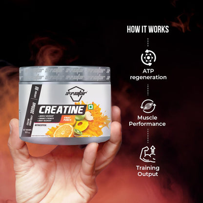 avvatar Creatine Monohydrate Powder, Micronized Formula, Unisex Nutritional Supplement - ingredients panel (21)