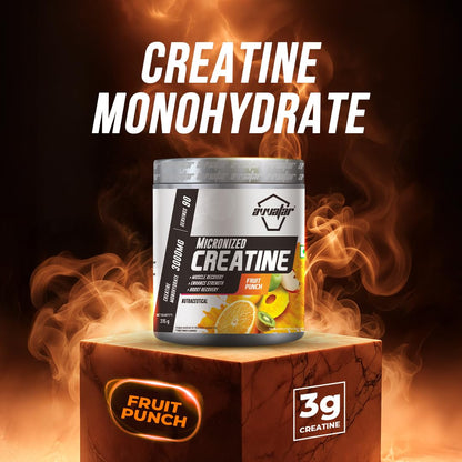 avvatar Creatine Monohydrate Powder, Micronized Formula, Unisex Nutritional Supplement - label detail (28)