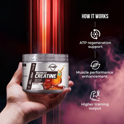 avvatar Creatine Monohydrate Powder, Micronized Formula, Unisex Nutritional Supplement - close-up detail