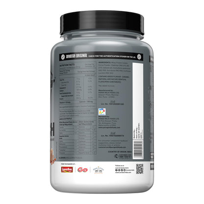 avvatar ISORICH Whey Protein Isolate Powder, 1kg, 28g Protein, 29 Servings - back view (10)