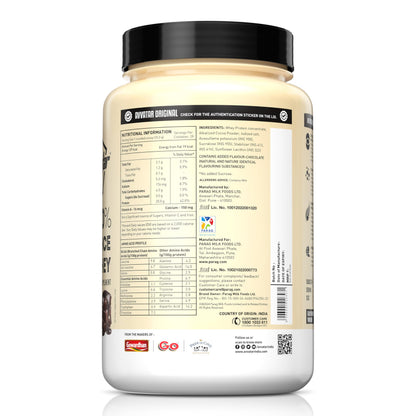 avvatar Performance Whey Protein Powder, 25g Protein Per Serving, Adult, Vegetarian, Fresh Cow Milk, Made in India - packagin