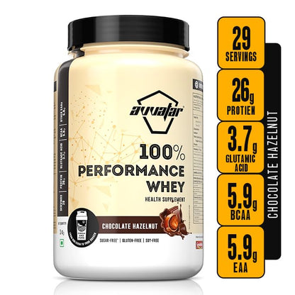 avvatar Performance Whey Protein Powder, 25g Protein Per Serving, Adult, Vegetarian, Fresh Cow Milk, Made in India - front vi
