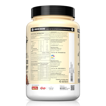 avvatar Performance Whey Protein Powder, 25g Protein Per Serving, Adult, Vegetarian, Fresh Cow Milk, Made in India - packagin