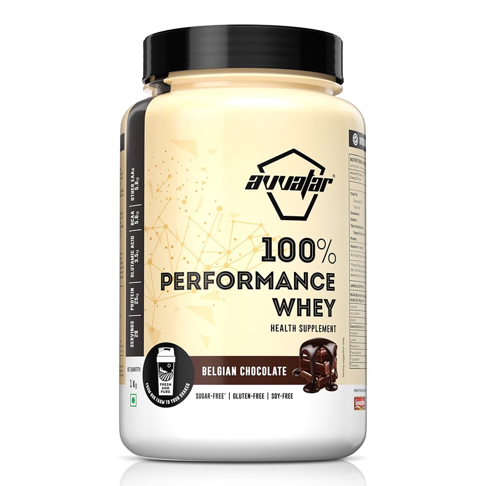 avvatar Performance Whey Protein Powder, 25g Protein Per Serving, Adult, Vegetarian, Fresh Cow Milk, Made in India (7)
