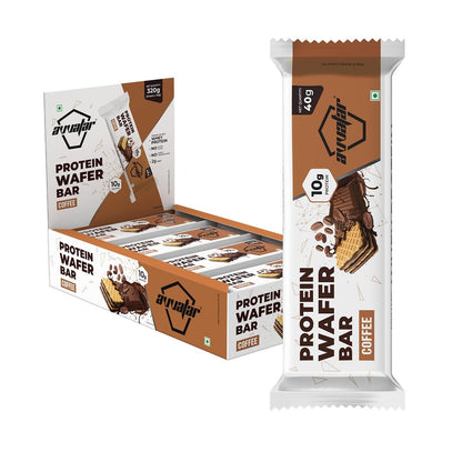 avvatar Protein Wafer Bar, 10g Protein, 2g Fiber, 8-Pack (40g each), No Added Sugar, No Preservatives (7)