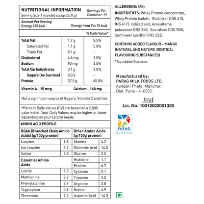 avvatar Whey Protein Powder, 1kg, Belgian Chocolate Flavour, Isolate and Concentrate Blend - close-up detail (34)