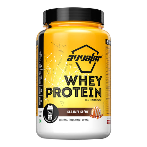avvatar Whey Protein Powder, Isolate & Concentrate Blend, 27g Protein Per Serving, Adult