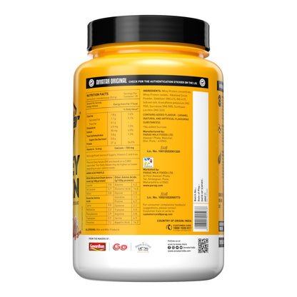 avvatar Whey Protein Powder, Isolate & Concentrate Blend, 27g Protein Per Serving, Adult - label detail