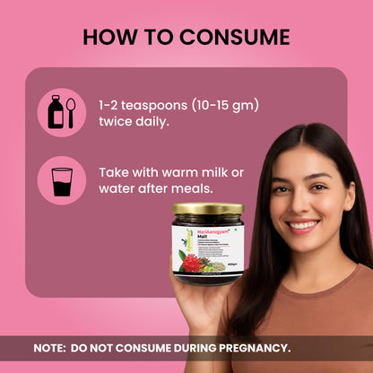 Ayumcure NariAarogyam Ayurvedic Herbal Women's Health Formula, No Added Sugar, No Artificial Colors or Flavors - close-up det