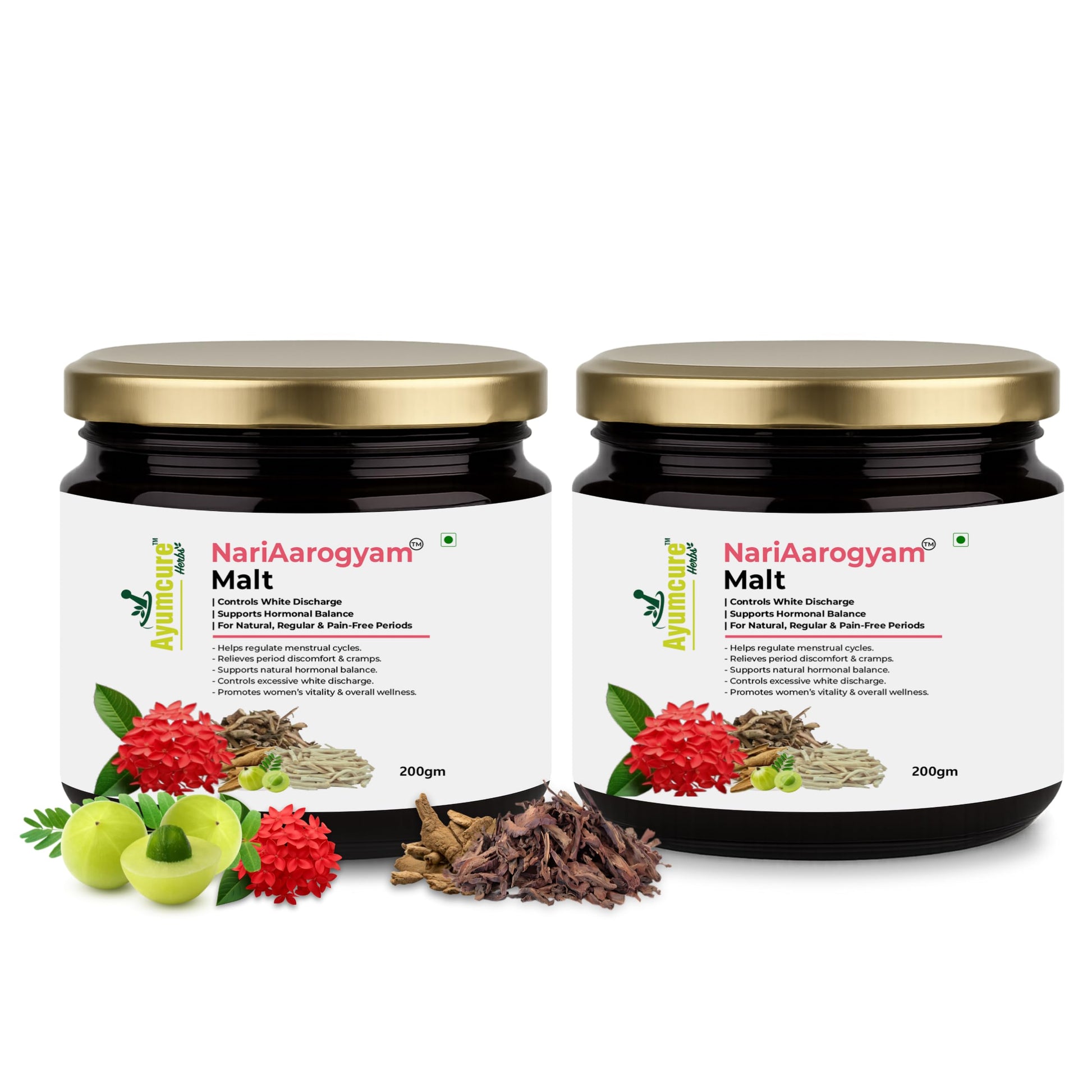 Ayumcure NariAarogyam Ayurvedic Herbal Women's Health Formula, No Added Sugar, No Artificial Colors or Flavors (33)