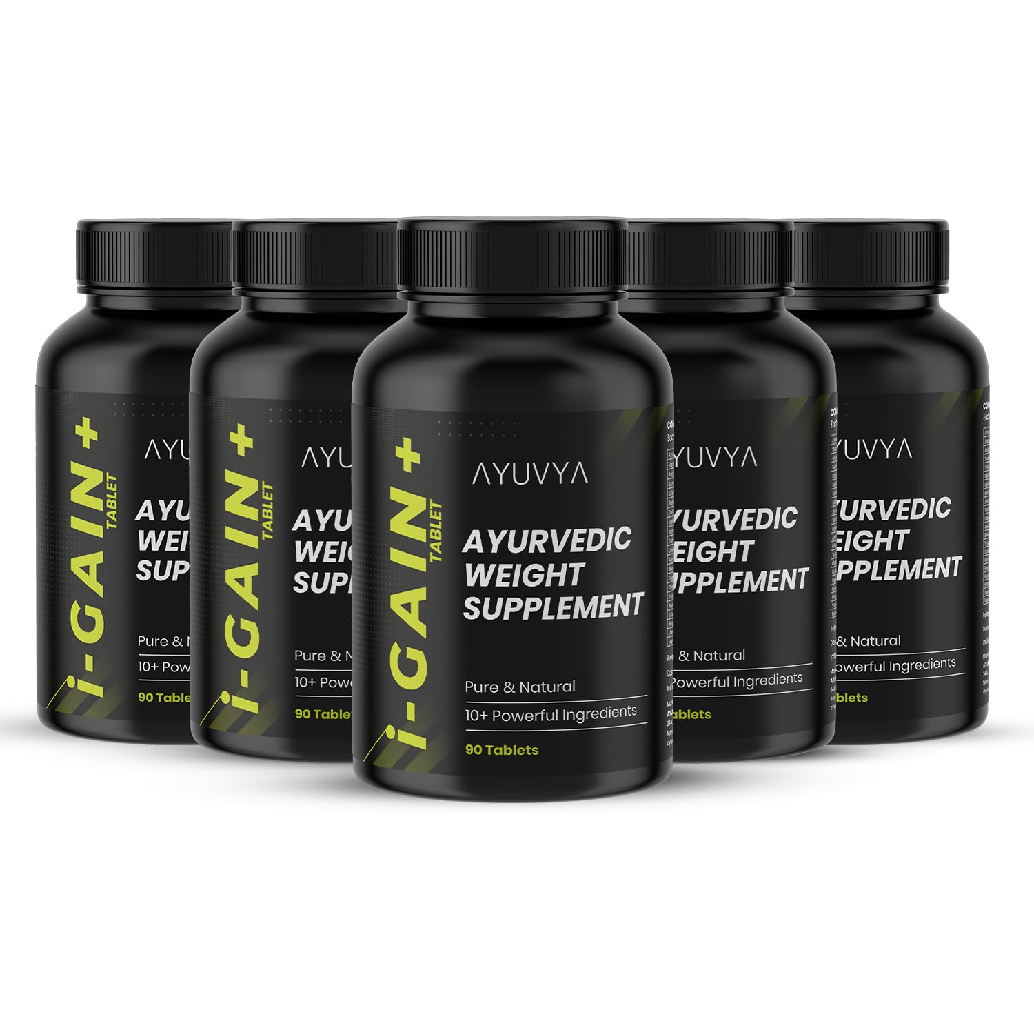 ayuvya i-GAIN+ Ayurvedic Herbal Nutritional Supplement, 90 Tablets, Adult Unisex (11)