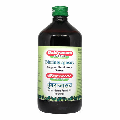 Baidyanath Asli Ayurved Bhringrajasava Traditional Fermented Syrup, Adult, No Additives