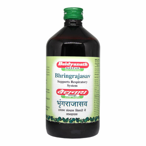 Baidyanath Asli Ayurved Bhringrajasava Traditional Fermented Syrup, Adult, No Additives