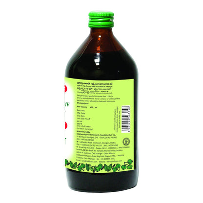 Baidyanath Asli Ayurved Bhringrajasava Traditional Fermented Syrup, Adult, No Additives - in use