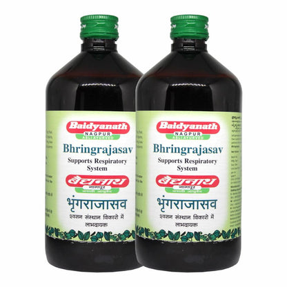 Baidyanath Asli Ayurved Bhringrajasava Traditional Fermented Syrup, Adult, No Additives (9)