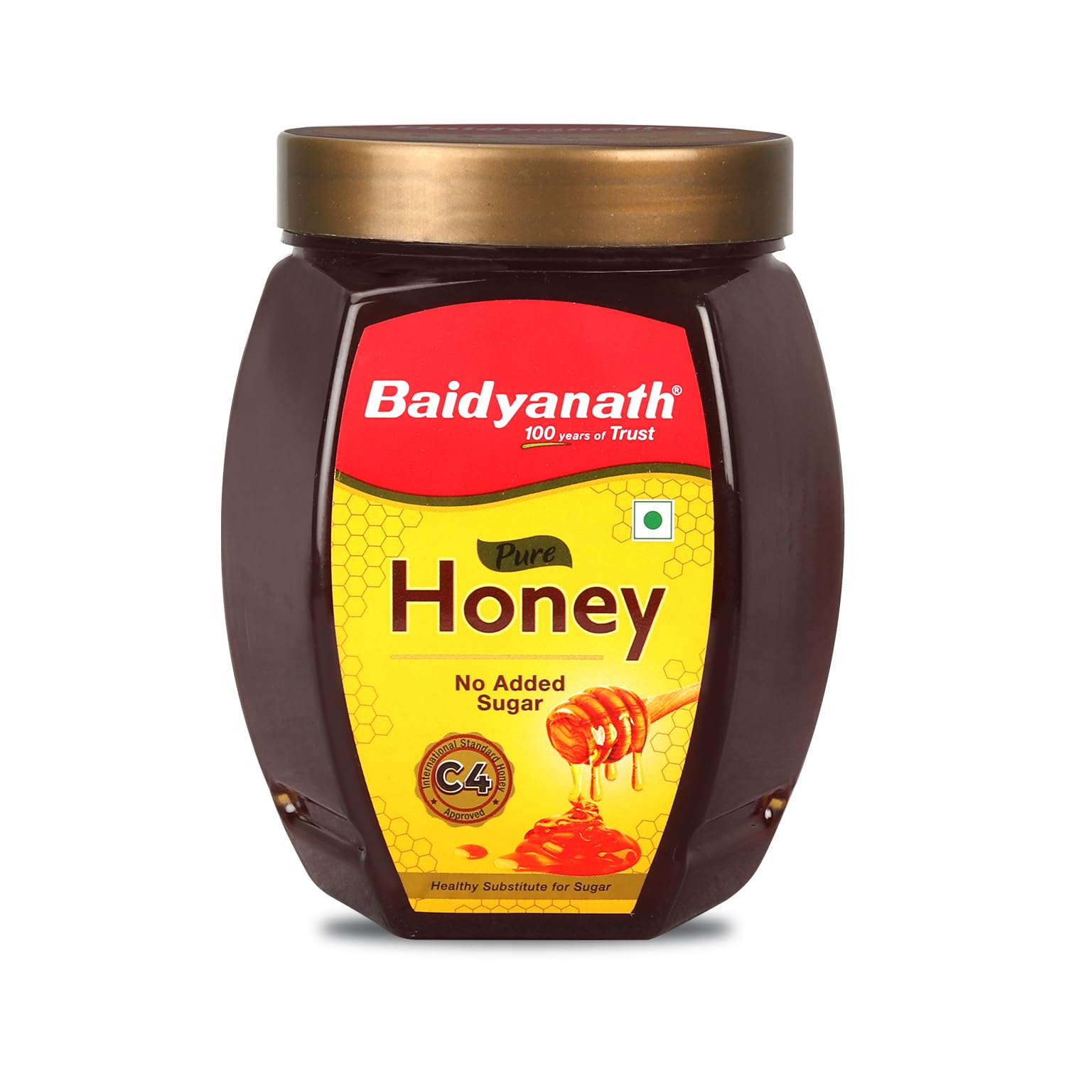 Baidyanath Ayurved Pure Honey, No Added Sugar, C4 Approved, 1 Pack