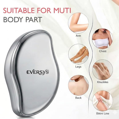 BAMBUA Crystal Hair Remover Stone - Reusable Epilator with Nano Crystal Technology - back view