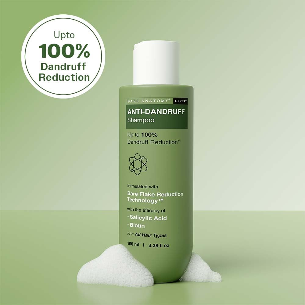 Bare Anatomy Anti-Dandruff Conditioner with Biotin and Rosemary, Hair Conditioner for All Hair Types - front view (11)