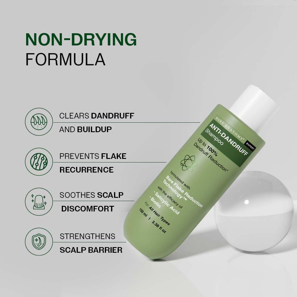 Bare Anatomy Anti-Dandruff Conditioner with Biotin and Rosemary, Hair Conditioner for All Hair Types - size and scale (18)