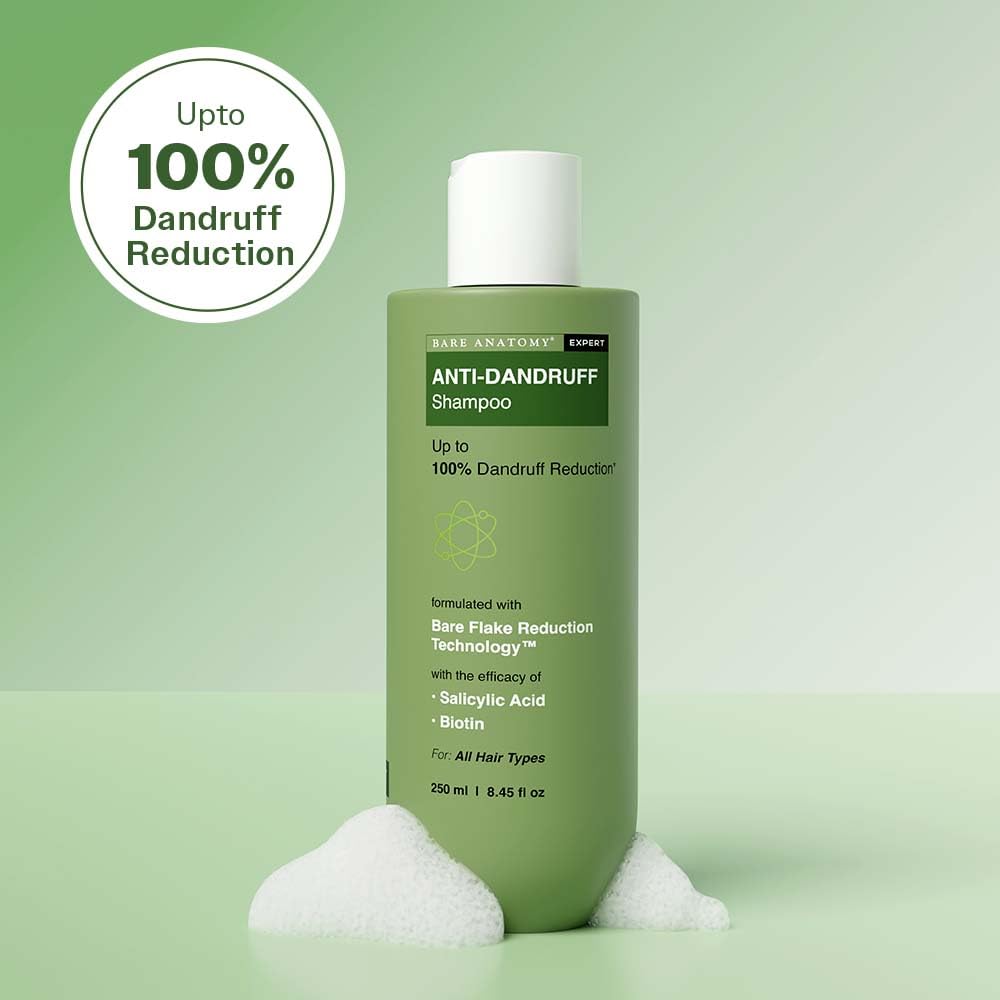 Bare Anatomy Anti-Dandruff Conditioner with Biotin and Rosemary, Hair Conditioner for All Hair Types - front view (20)