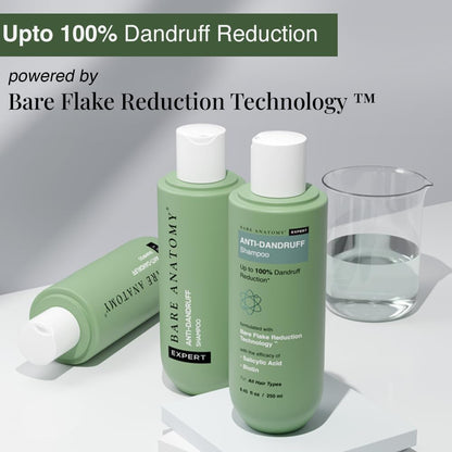 Bare Anatomy Anti-Dandruff Conditioner with Biotin and Rosemary, Hair Conditioner for All Hair Types - front view (34)