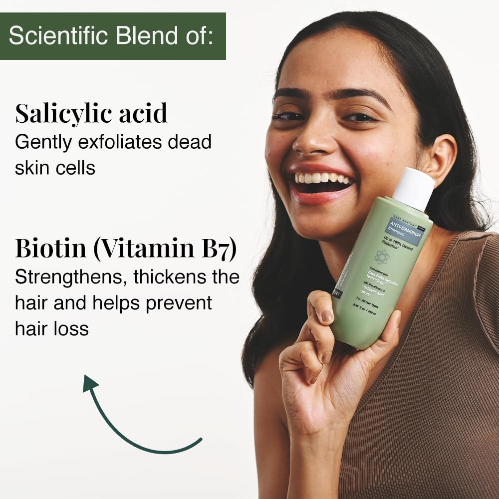 Bare Anatomy Anti-Dandruff Conditioner with Biotin and Rosemary, Hair Conditioner for All Hair Types - close-up detail (39)