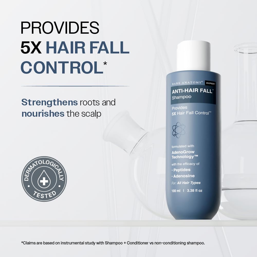 Bare Anatomy Hair Conditioner with Redensyl, Rosemary & Peptides - back view (10)