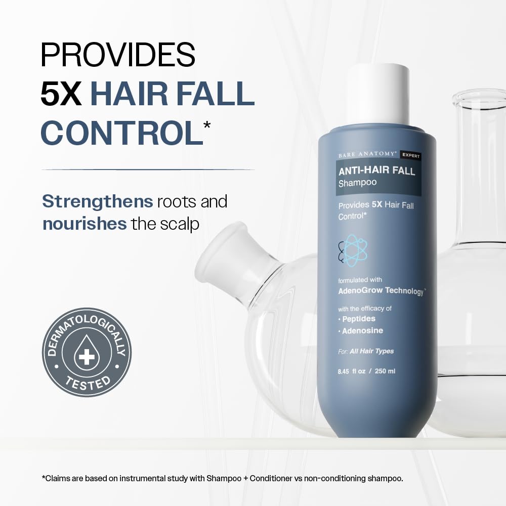 Bare Anatomy Hair Conditioner with Redensyl, Rosemary & Peptides - back view (19)