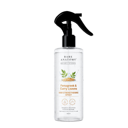 Bare Anatomy Nature x Science Fenugreek and Curry Leaves Hair Spray, 200ml