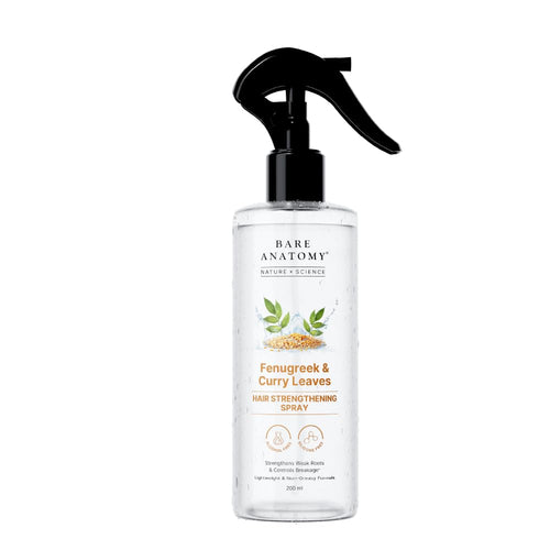 Bare Anatomy Nature x Science Fenugreek and Curry Leaves Hair Spray, 200ml
