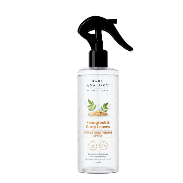 Bare Anatomy Nature x Science Fenugreek and Curry Leaves Hair Spray, 200ml