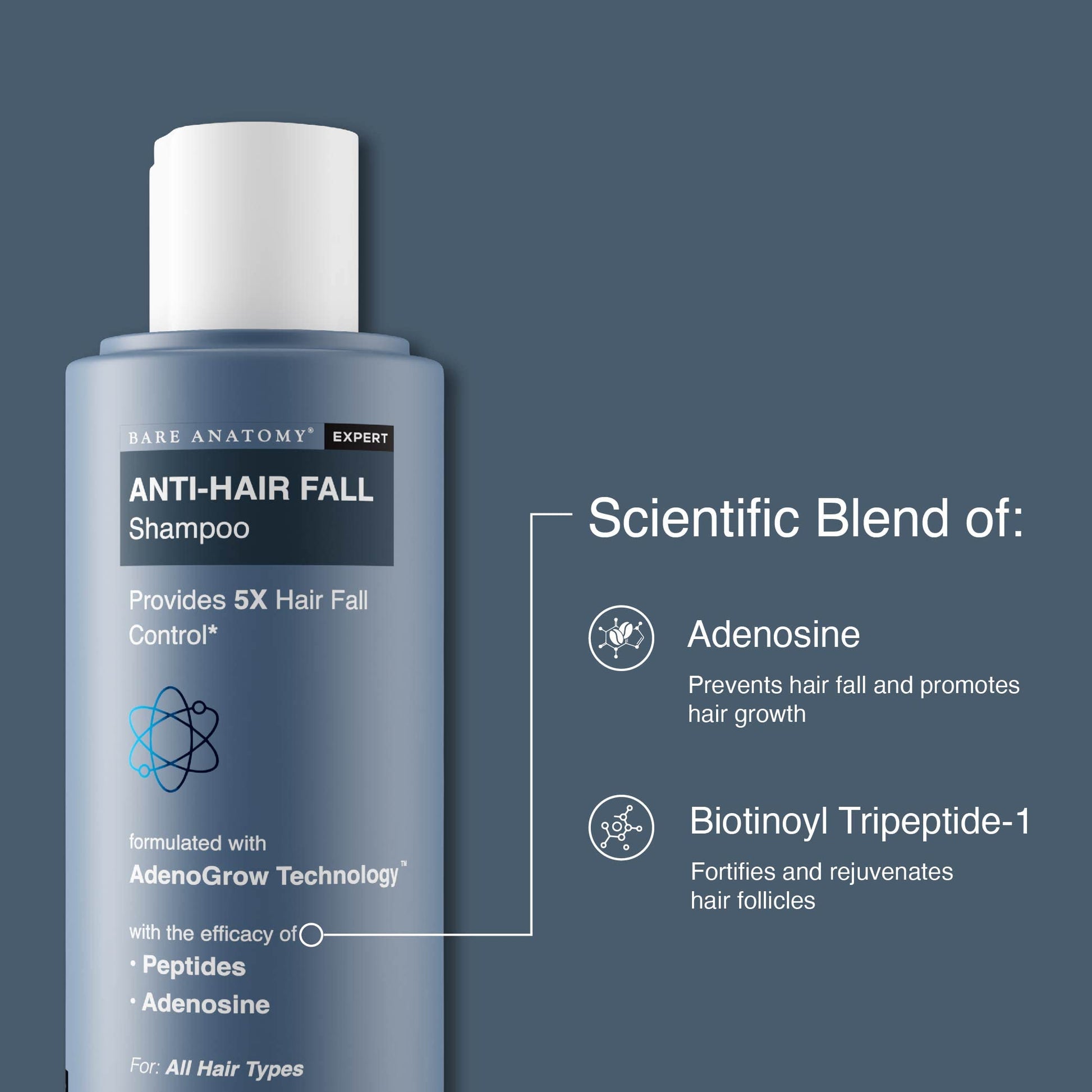 Bare Anatomy Nature x Science Fenugreek and Curry Leaves Hair Spray, 200ml - label detail (15)