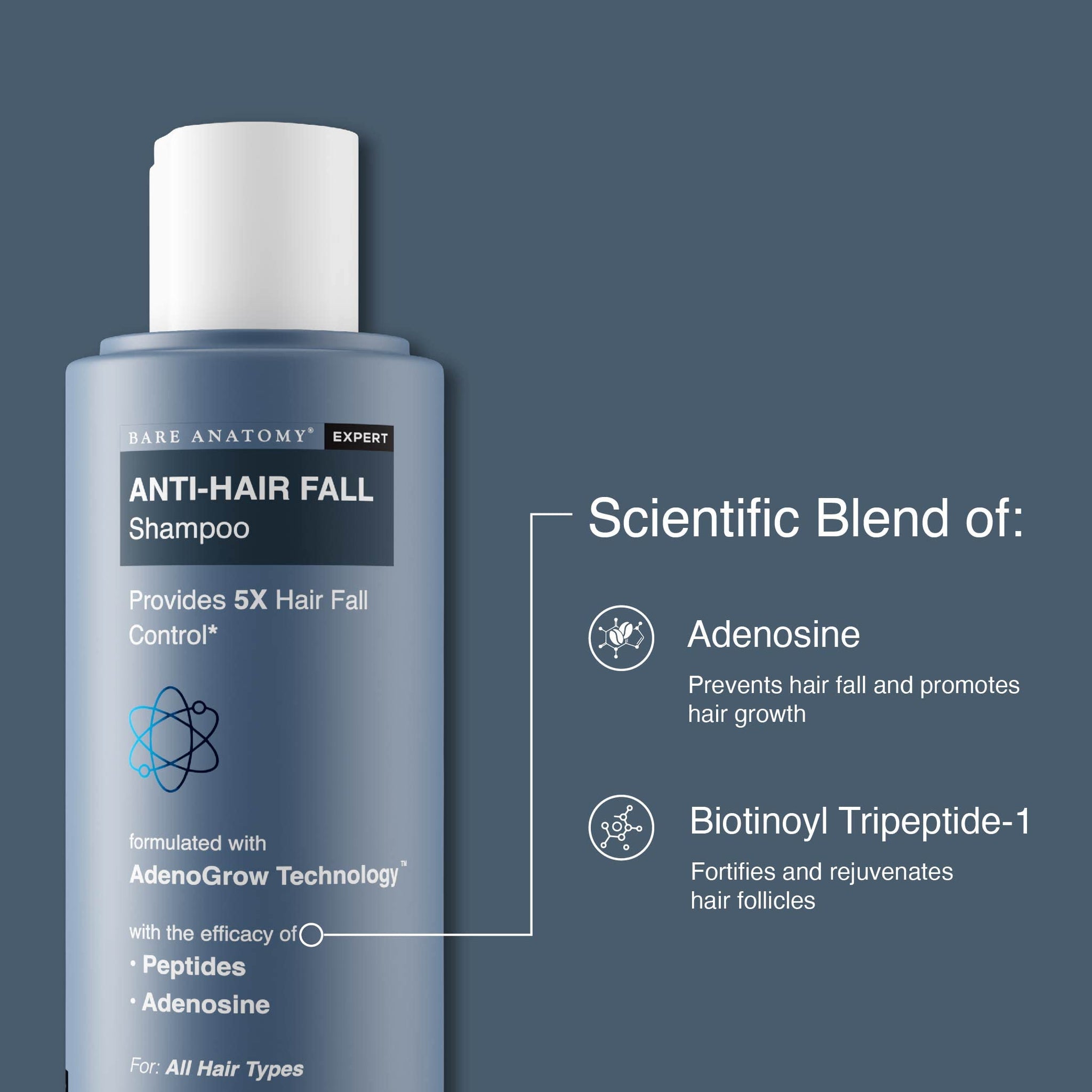 Bare Anatomy Nature x Science Fenugreek and Curry Leaves Hair Spray, 200ml - label detail (15)