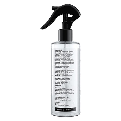 Bare Anatomy Nature x Science Fenugreek and Curry Leaves Hair Spray, 200ml - in use (33)