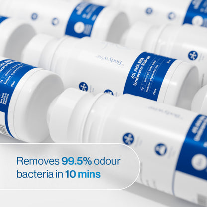 Be Bodywise 6% AHA BHA Underarm Roll-On, Exfoliating Deodorant, Alcohol & Aluminum Free - packaging (19)