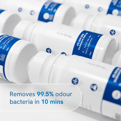 Be Bodywise 6% AHA BHA Underarm Roll-On, Exfoliating Deodorant, Alcohol & Aluminum Free - label detail (40)