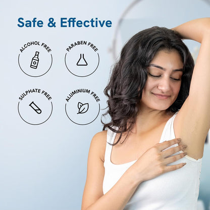 Be Bodywise 6% AHA BHA Underarm Roll-On, Exfoliating Deodorant, Alcohol & Aluminum Free - back view (55)