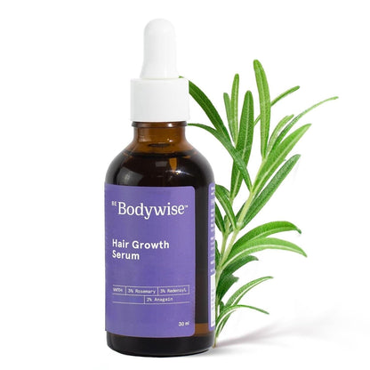 Be Bodywise Hair Serum with Redensyl, Anagain, and Rosemary, Topical Scalp Serum for Adults