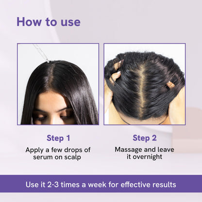 Be Bodywise Hair Serum with Redensyl, Anagain, and Rosemary, Topical Scalp Serum for Adults - packaging