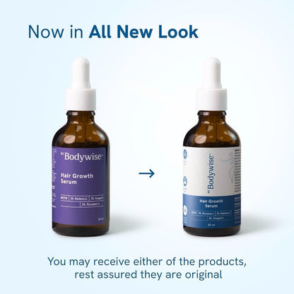 Be Bodywise Hair Serum with Redensyl, Anagain, and Rosemary, Topical Scalp Serum for Adults - front view (9)