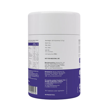 Be Bodywise Hair Supplement Pack with Biotin Gummies and Rosemary Roll-On Serum, Adult, Strawberry Flavor - in use (23)